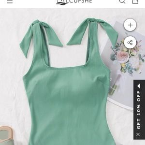 Green mint bodysuit